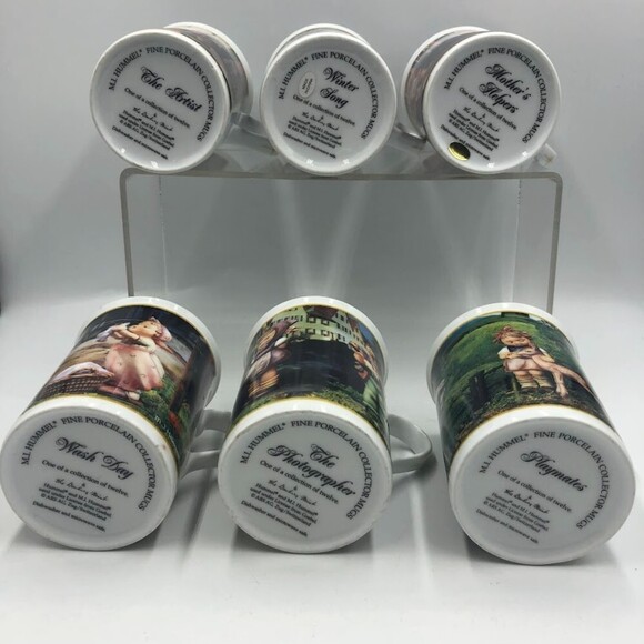 Vintage M. I. Hummel Danbury Mint Lot of 6 Porcelain Mugs Goebel Birth Months - Picture 5 of 9